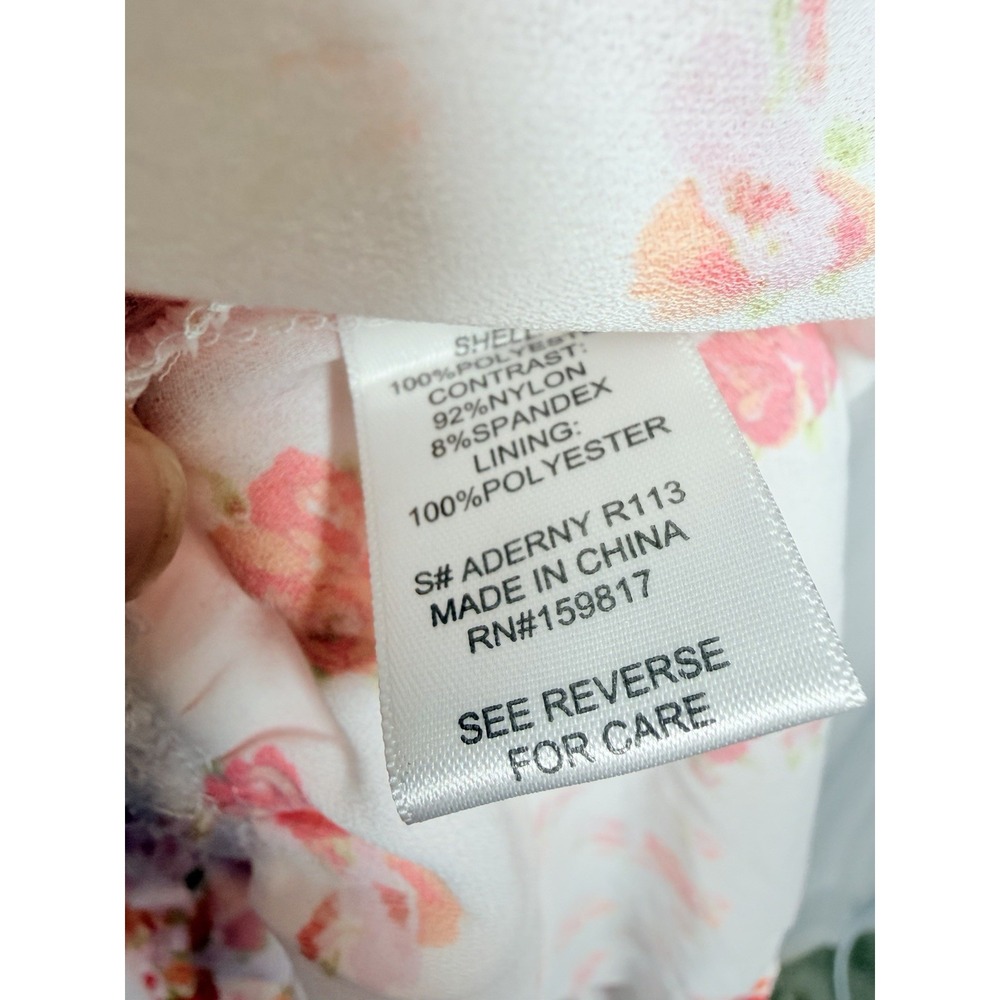 Altar'd State Aderny Floral Patchwork Mini Dress XL Cottagecore Coquette Lace - Picture 8 of 16